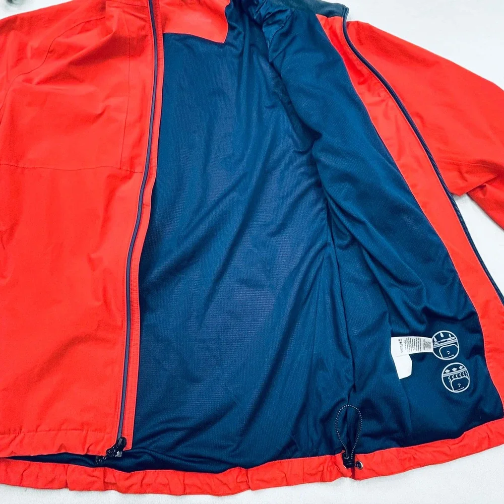 Vineyard Vines Performance Windbreaker Jacket Mens S Full Zip Rain Coat Coastal